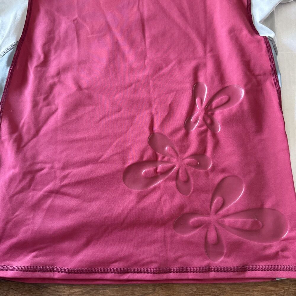 NEW NRS Hydroskin 0.5 Shirt Rashguard Women's Pink Short Sleeve Shirt Size Med - Picture 8 of 11